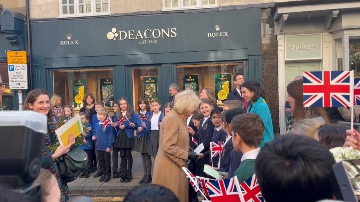 WATCH: Camilla tells Swindon well-wisher King is 'fine' amid health concerns