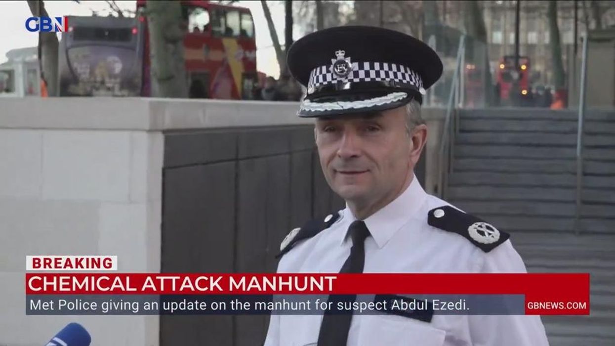 WATCH: Met Police Commander makes direct appeal to Abdul Ezedi after chemical attack