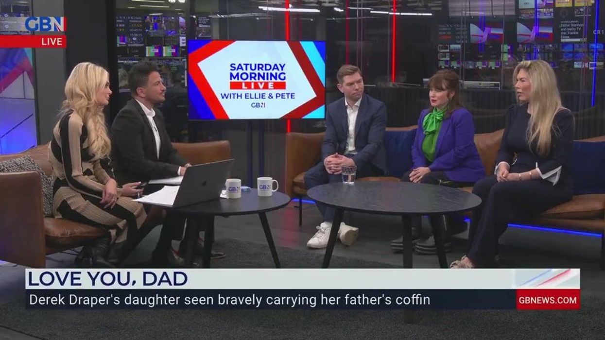 WATCH: Peter Andre pays tribute to Kate Garraway's 'brave' children after Derek Draper's funeral