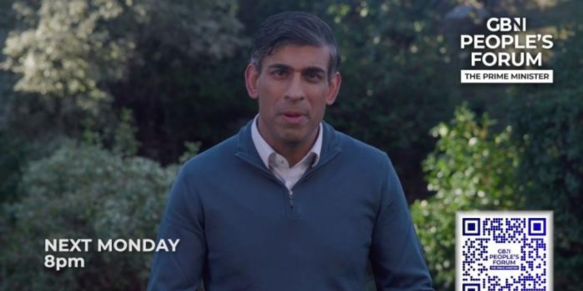 NextImg:Rishi Sunak to appear exclusively on GB News People's Forum: Here's how YOU can get involved