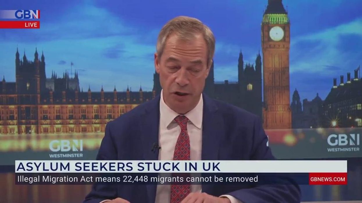 Nigel Farage blasts judge's decision after women found guilty of showing support for Hamas