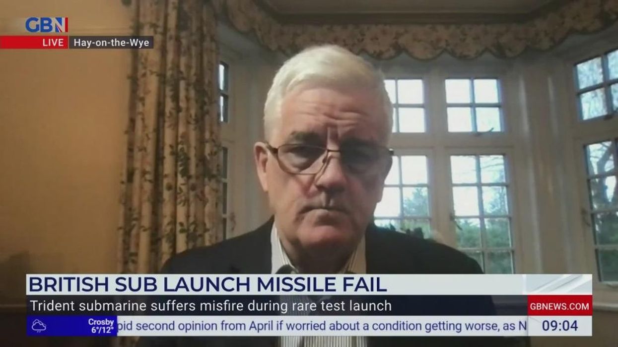 'Vanguard’s sister is right now in the North Atlantic with 16 missiles ready to go': Rear Admiral Chris Parry reacts to trident missile failure