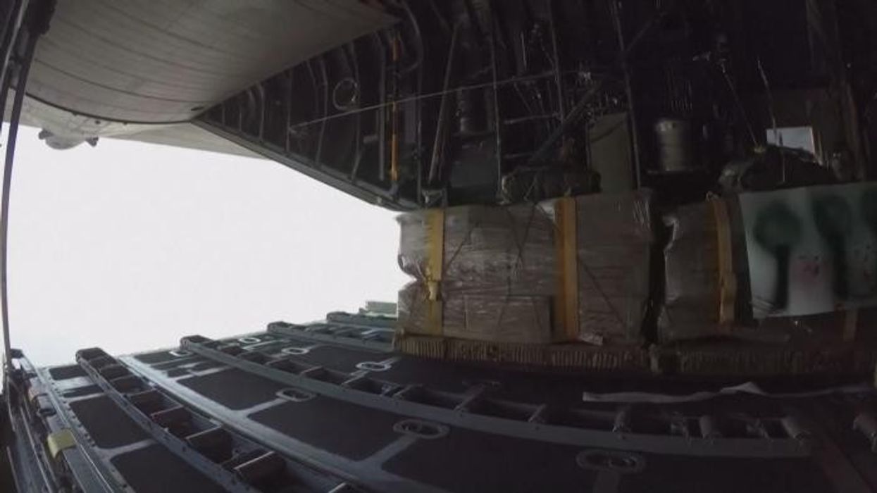 WATCH: Jordanian army airdrops aid across Gaza amid Hamas conflict