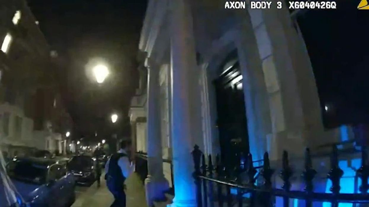 WATCH: 'Brave' police make heroic rescue from terrifying fire as arrest made