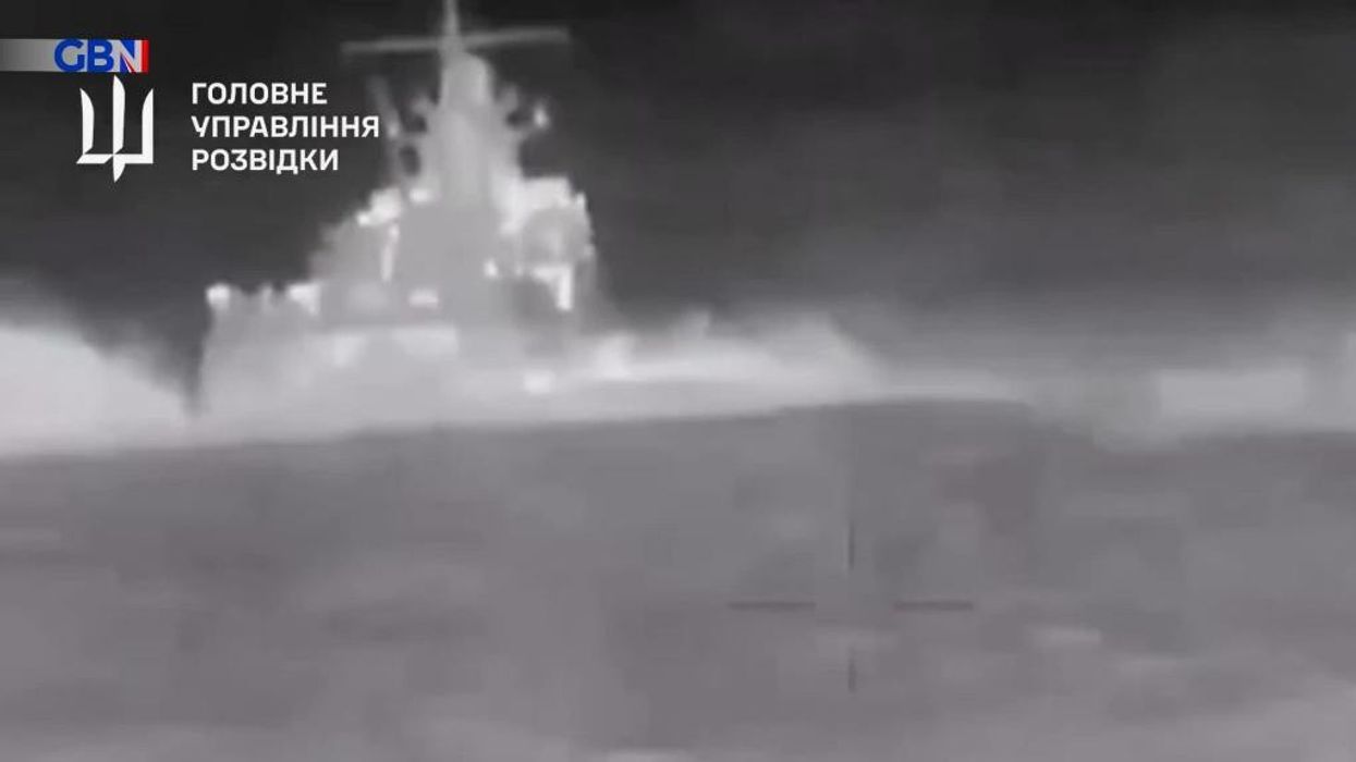 WATCH: Ukraine launches attack on £51million-valued Russian ship