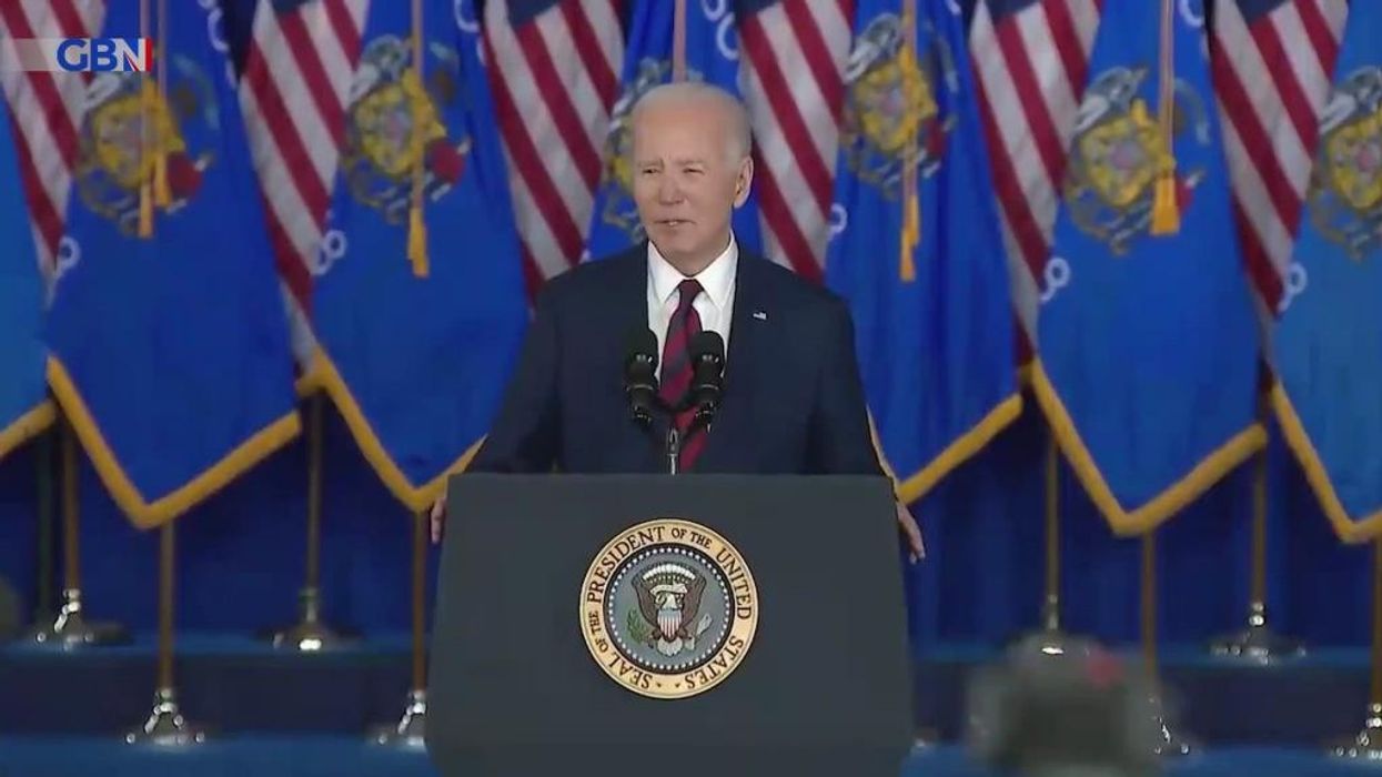 WATCH: Biden starts off his speech in Milwaukee by mumbling incoherently