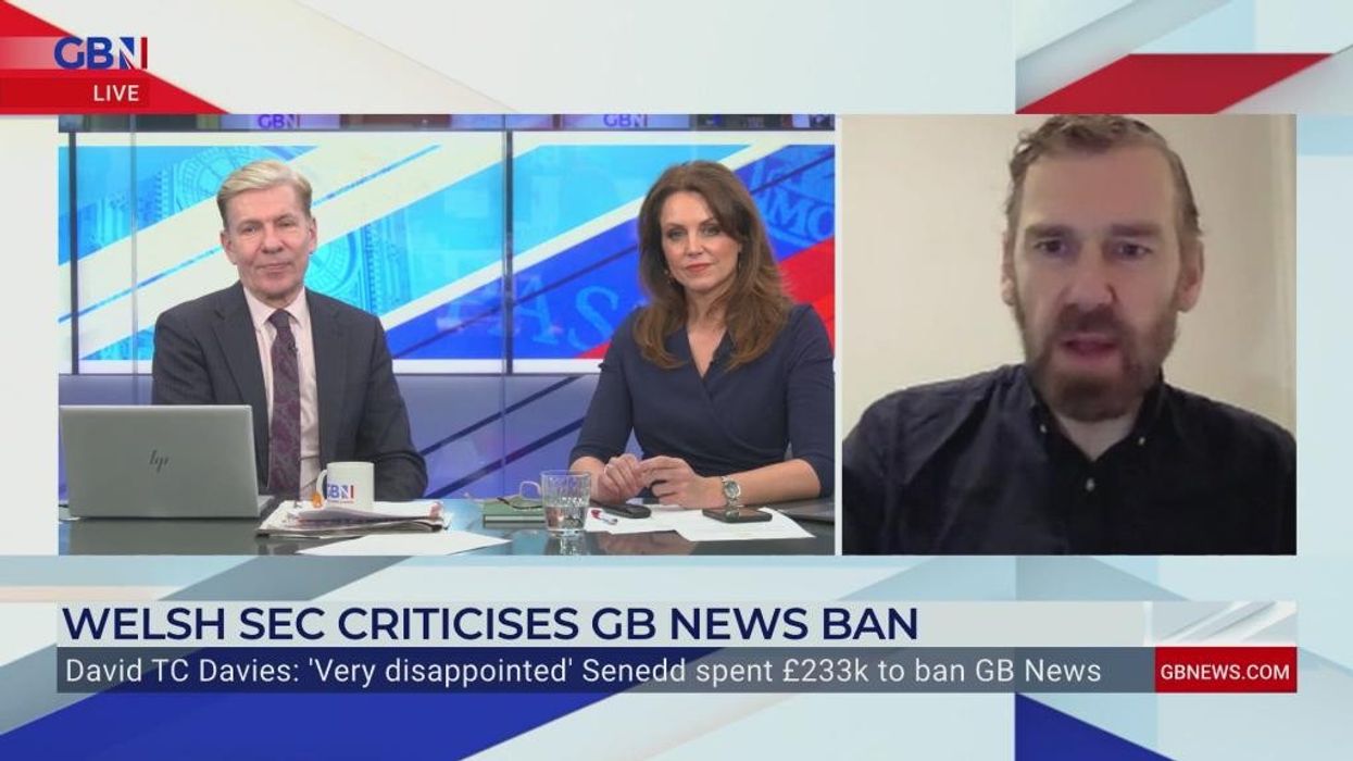 'Abuse of power - he hates GB News!' Andrew Pierce rages in fierce debate on freedom of speech in Wales