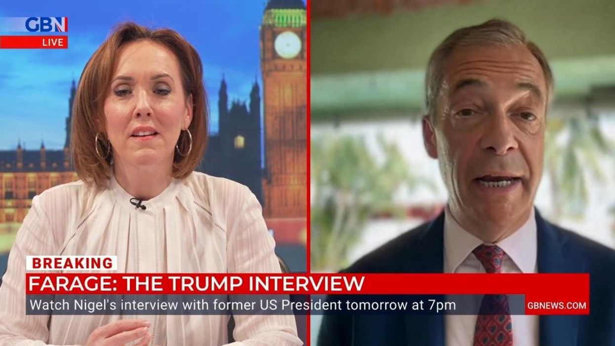 Donald Trump 'very excited' to hear about GB News progress - Nigel Farage