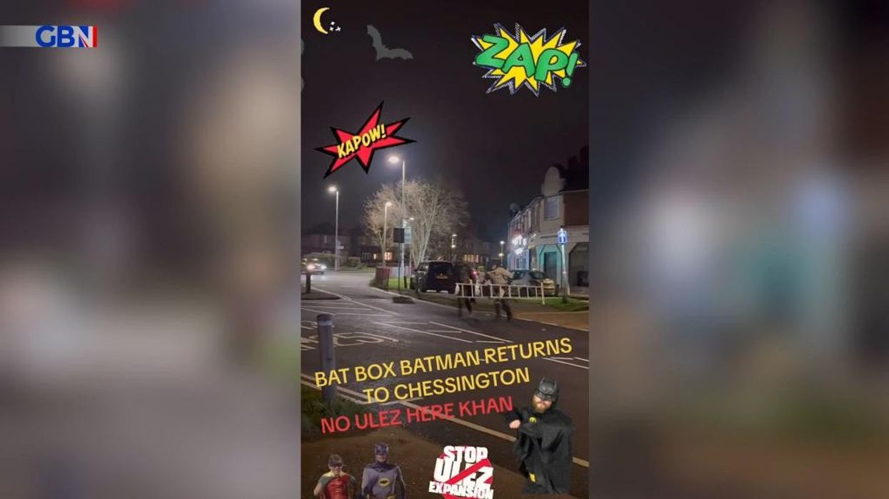 WATCH: Duo dressed as Batman target London Ulez cameras