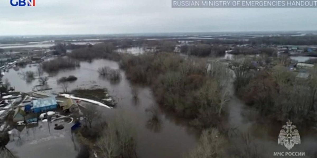 NextImg:WATCH: Record flood waters rise in Russia's Urals and Siberia