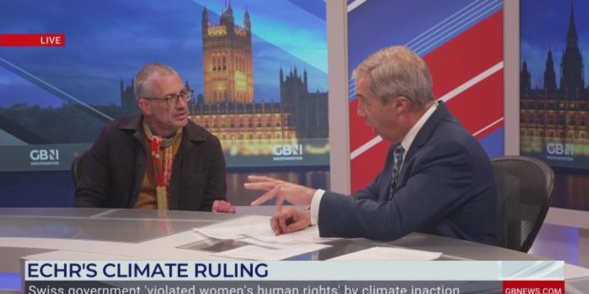 NextImg:ECHR climate ruling could stop governments carrying out electorate's wishes, says Farage