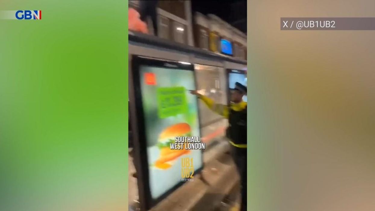 WATCH: Youths in Southall throw rubbish at police during Eid riot