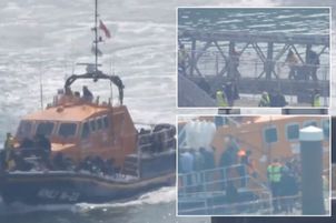 Dozens of migrants rescued from sandbank in Channel as more than 7,000 cross to UK this year