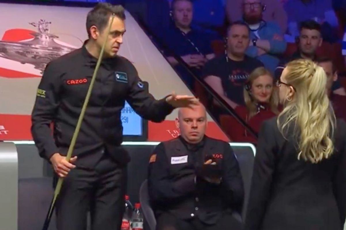Ronnie O'Sullivan called 'disrespectful' for 'condescending' comment to referee at World Snooker Championship