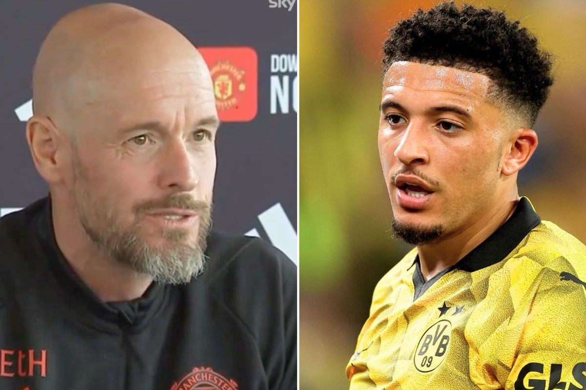 Erik ten Hag makes feelings clear on Jadon Sancho after Man Utd ace shines in Champions League - 'I'm happy'