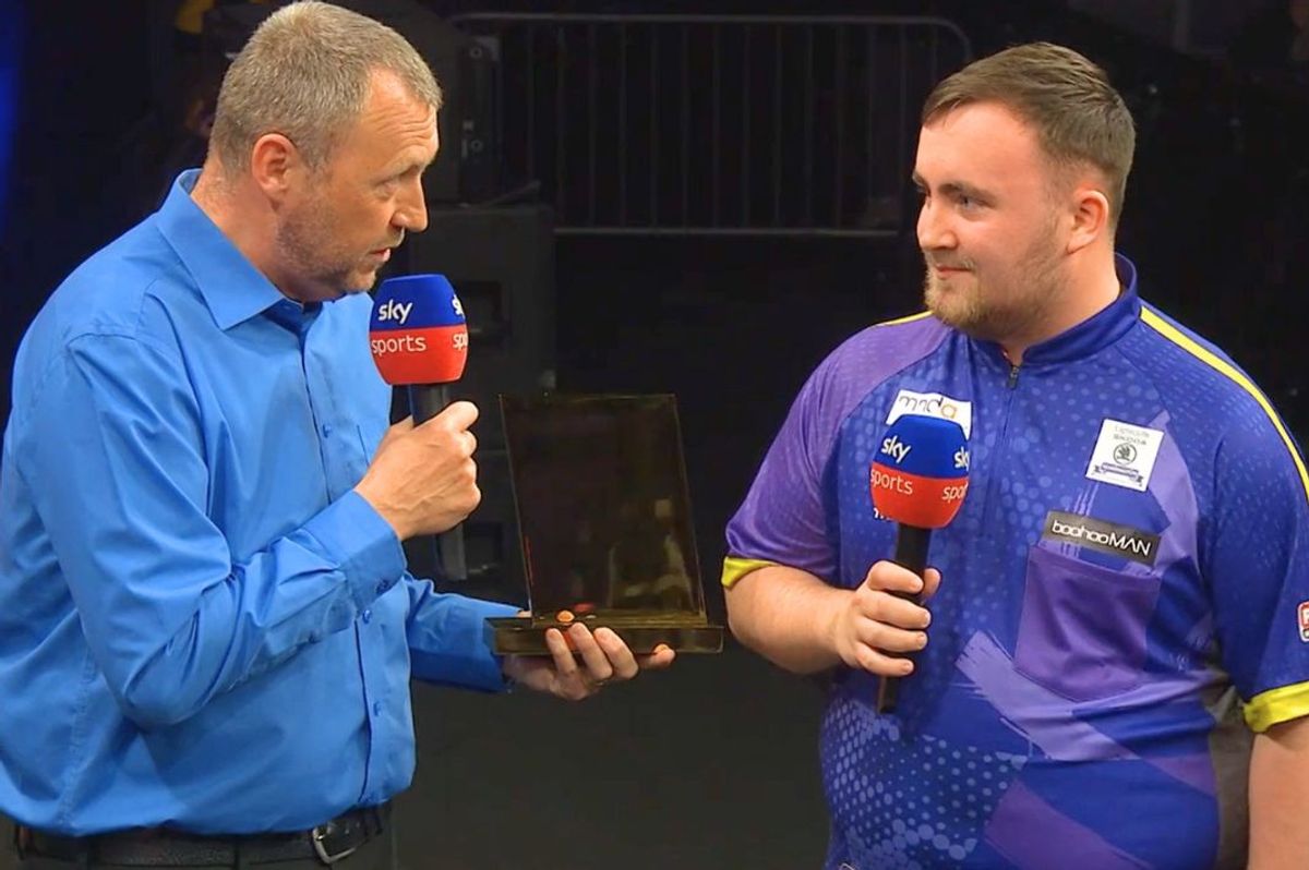 Luke Littler makes stance clear as he disagrees with Wayne Mardle after fourth Premier League win
