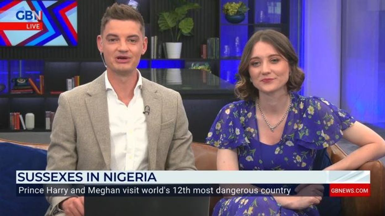 Harry and Meghan 'attempting to rebrand' with Nigeria trip, Robertson claims