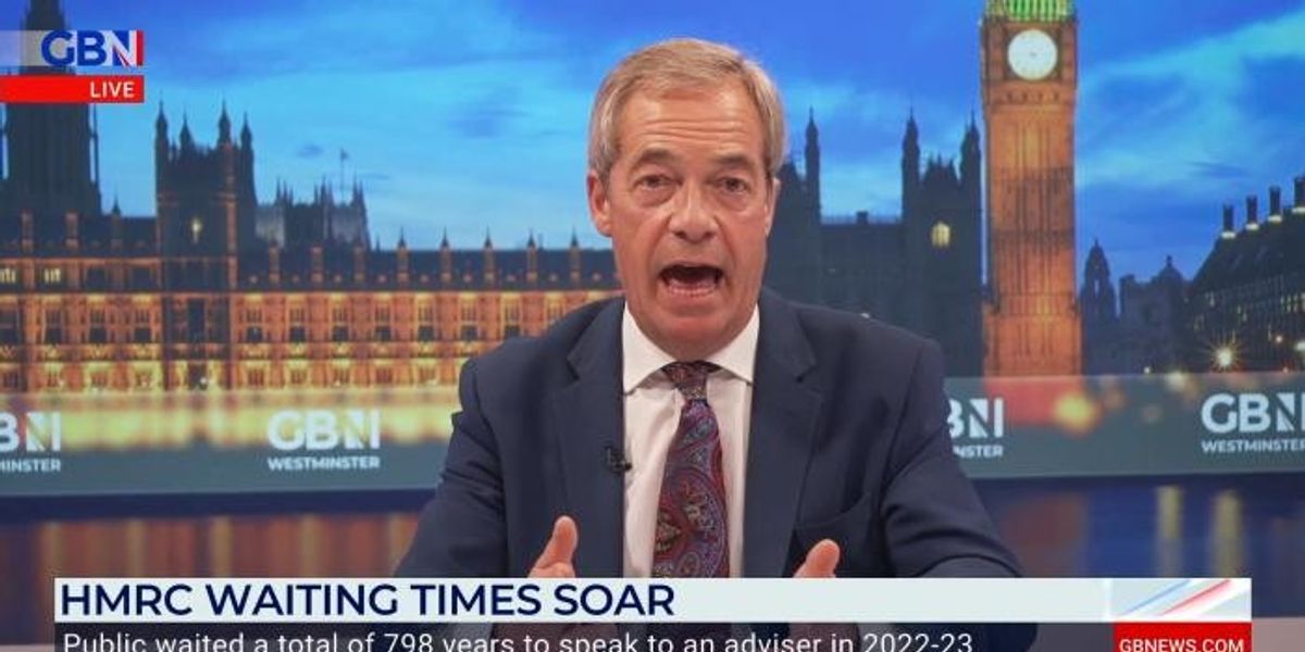 NextImg:HMRC treats taxpayers like they're potential criminals, says Farage