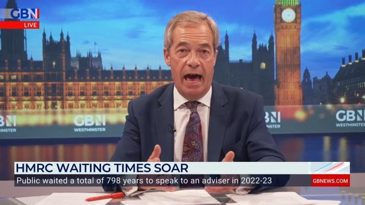 HMRC treats taxpayers like they're potential criminals, says Farage