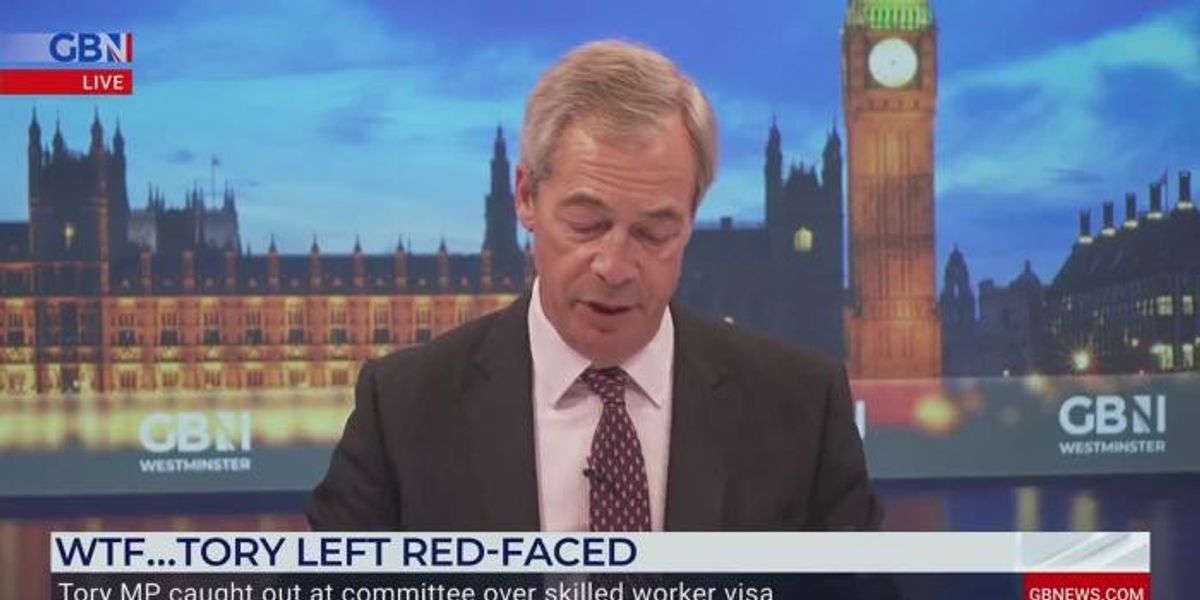 NextImg:Boris Johnson's government are the cause of mass immigration into Britain, says Farage