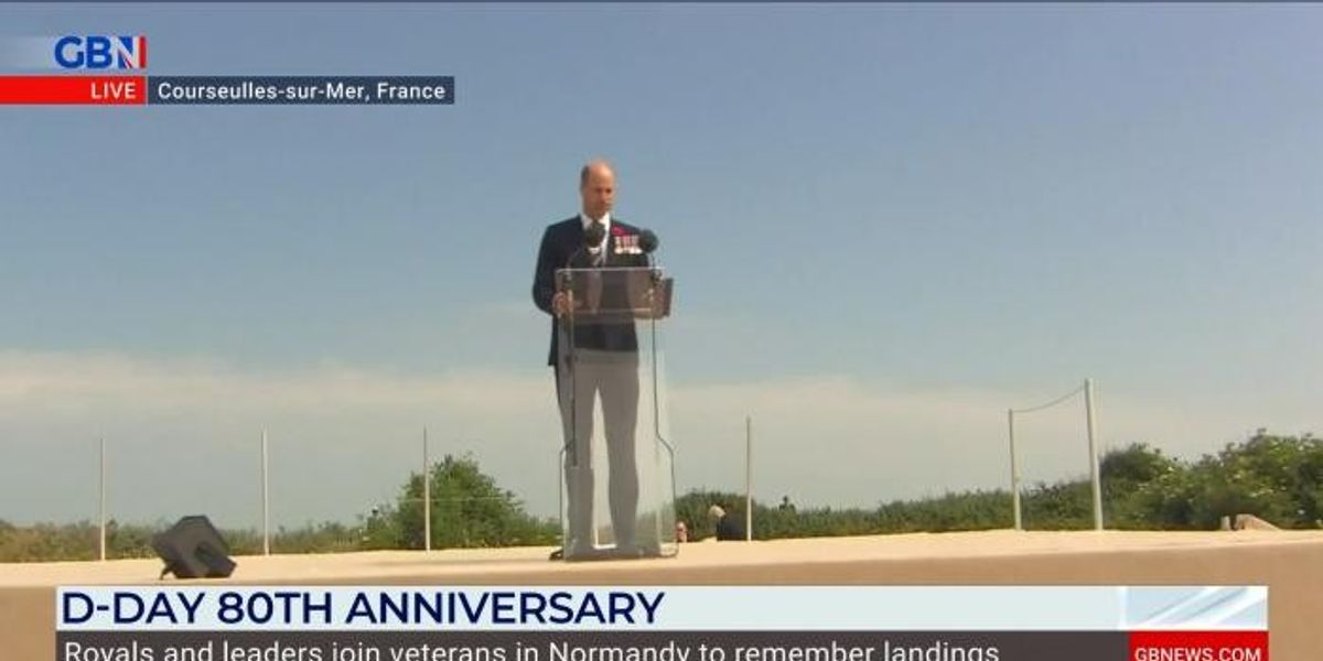 NextImg:Prince William honours 'bravery and sacrifice' as he marks D-Day anniversary