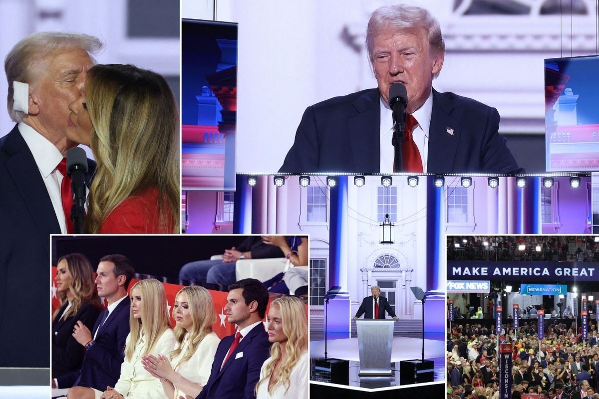 'By the grace of God': Donald Trump gets emotional as he relives dramatic moment he was shot - 'There was blood pouring everywhere'