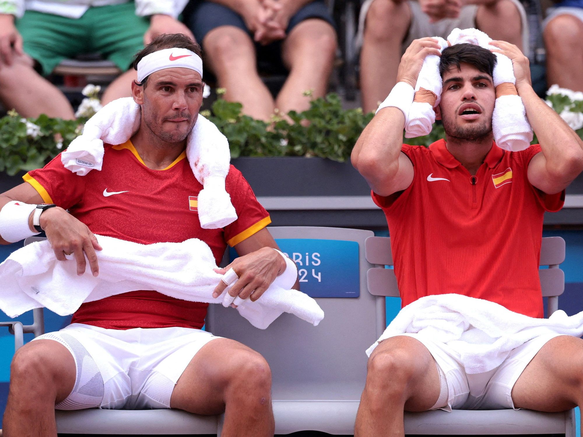 Rafael Nadal blasts rules at Paris Olympics and admits to 'suffering' alongside Carlos Alcaraz