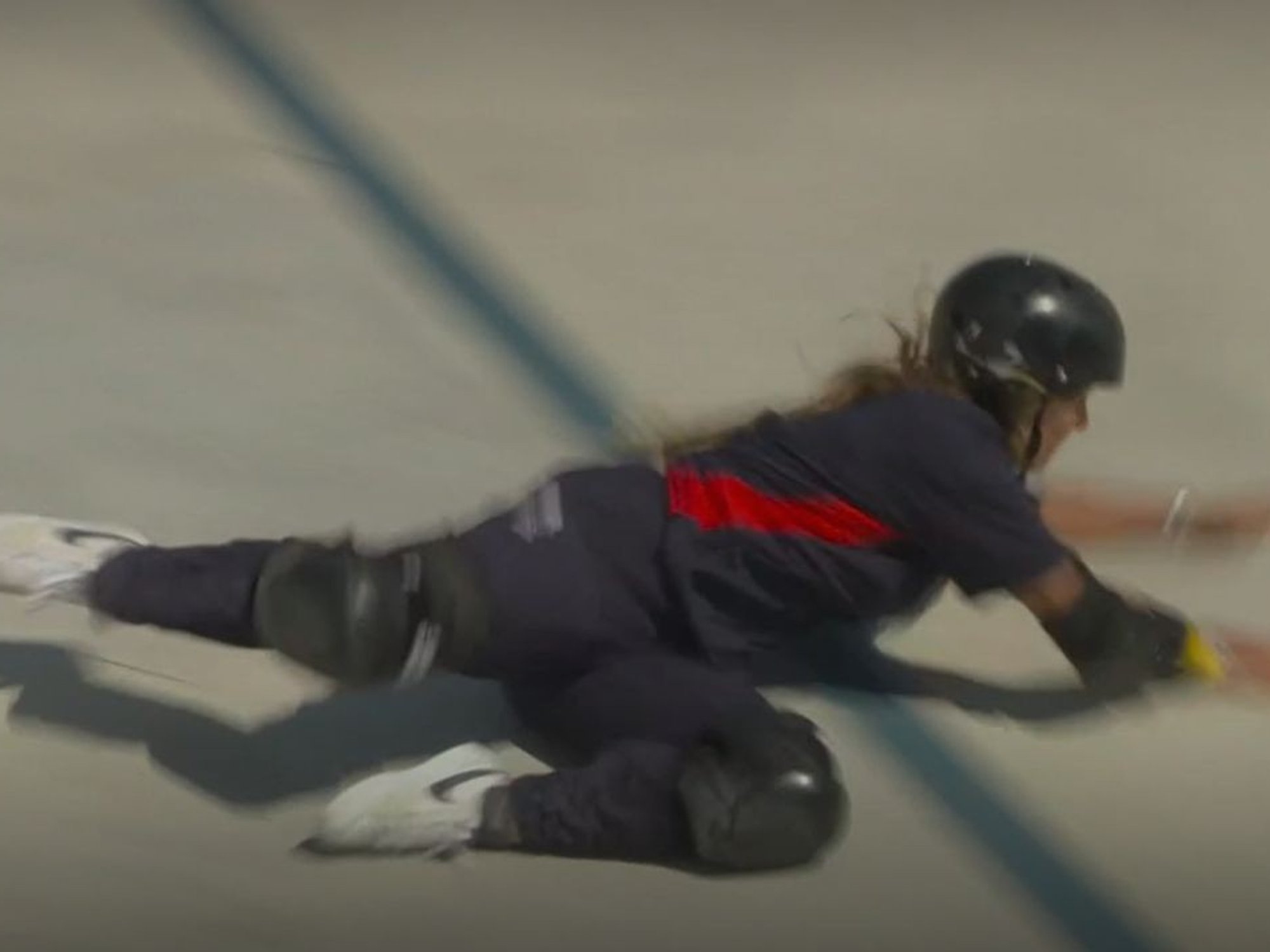 Team GB skateboard star Sky Brown suffers scary fall in worrying scenes just hours before final