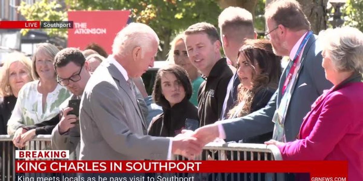 NextImg:King Charles hailed by royal fan during visit to Southport: 'So special!'