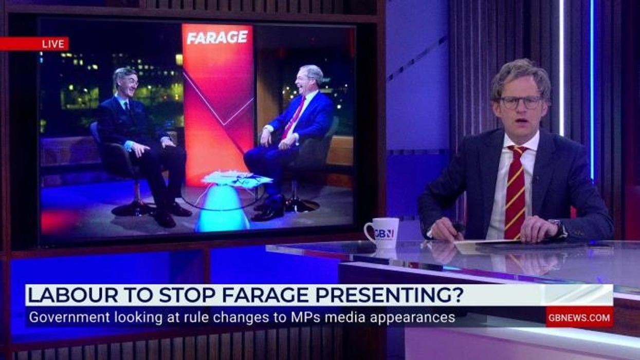 'Great way to restore trust!' Debate gets heated over fears Nigel Farage could be banned from GB News show