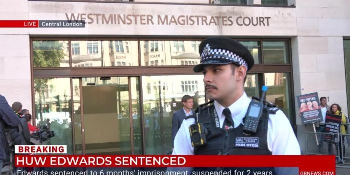 NextImg:WATCH: Huw Edwards leaves court after being handed six month suspended sentence