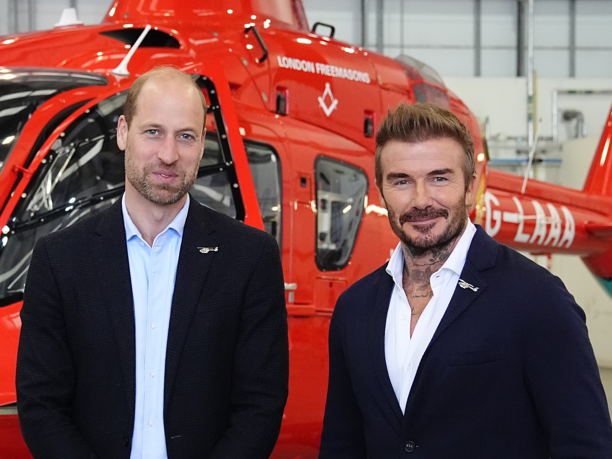 Prince William joins forces with David Beckham amid Prince Harry and Meghan Markle's feud with A-lister