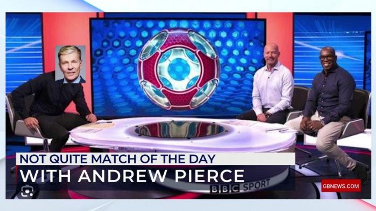 WATCH: Andrew Pierce 'auditions' for Match of the Day as GB News host hilariously flails sports headlines