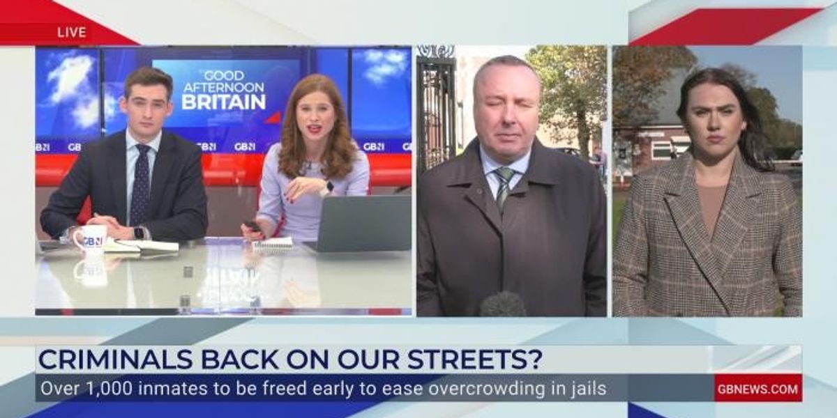 NextImg:GB News reporter Sophie Reaper reveals she was asked to FLASH prisoners who were released early