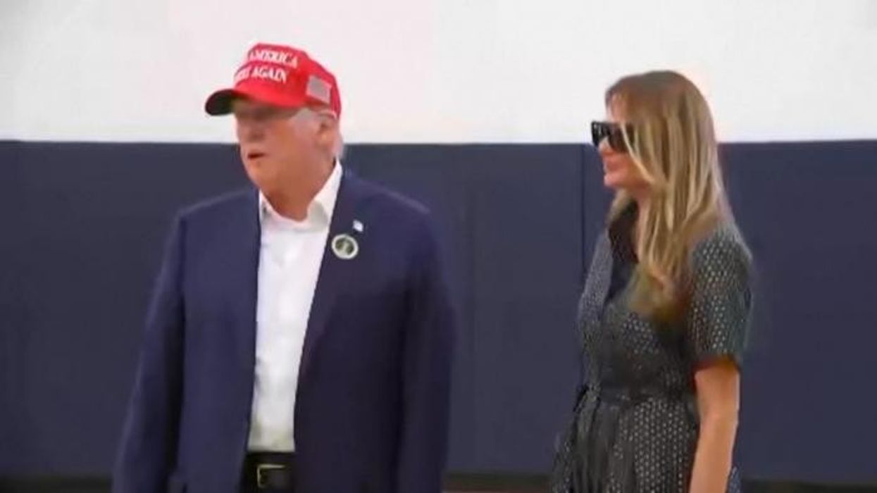 WATCH: Donald Trump says he feels 'very confident' as he visits voters in Florida