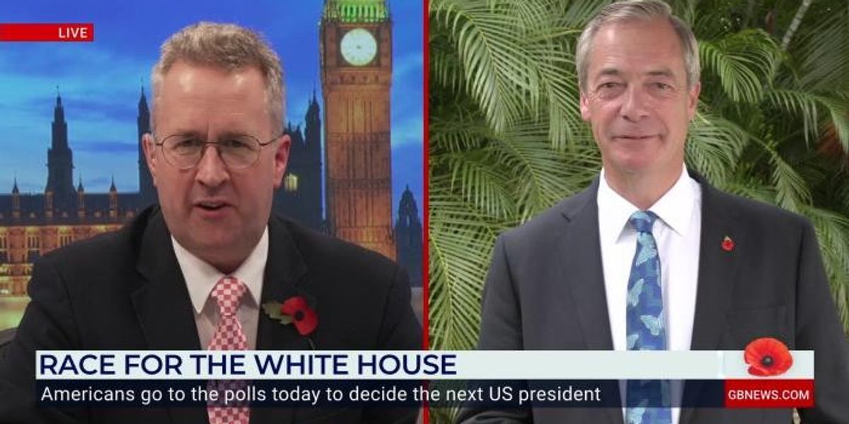 NextImg:Nigel Farage says Donald Trump is 'feeling good' ahead of election results