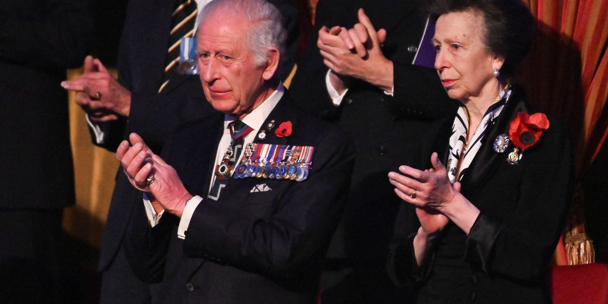 Princess Anne supports King Charles as he looks solemn without Camilla amid  her health concern
