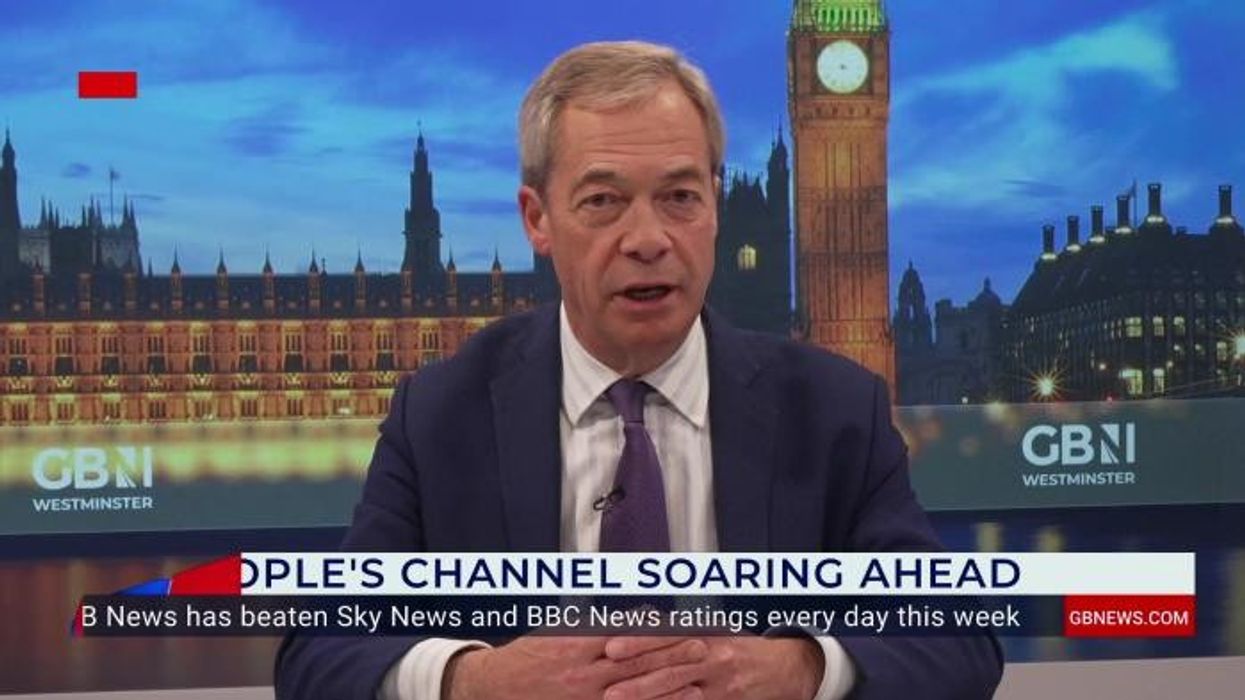 Nigel Farage hails GB News after beating Sky and BBC ratings