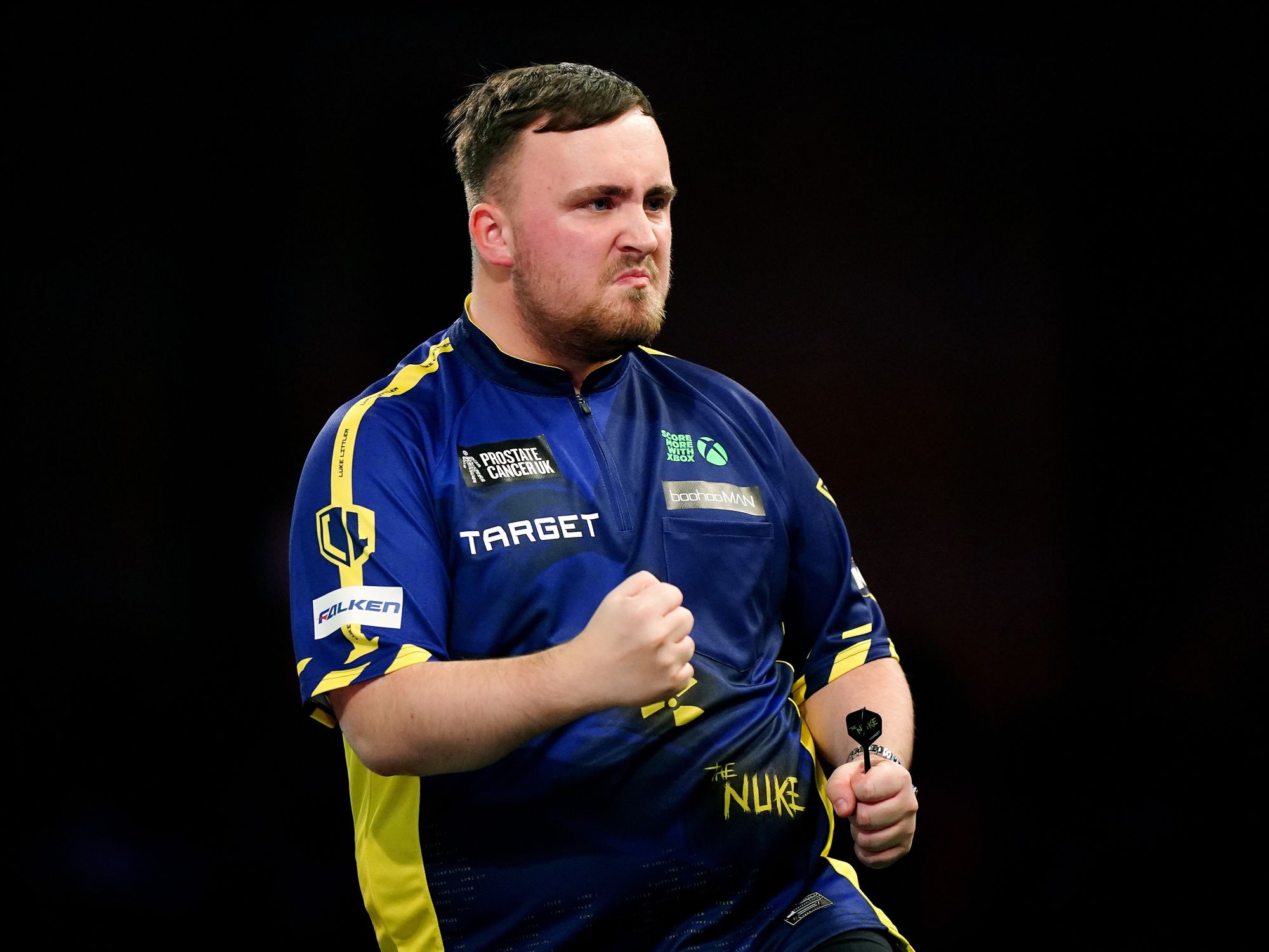 Luke Littler first match as world champion forces referee Russ Bray intervention at Bahrain Masters