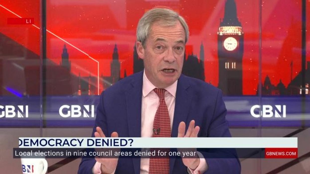 WATCH: Nigel Farage launches scathing attack on voters being 'denied' local elections