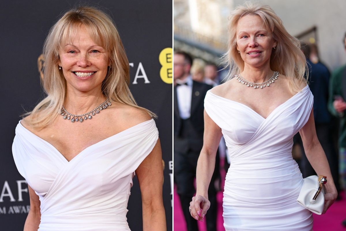 Pamela Anderson, 57, applauded as 'stunning' makeup-free appearance distracts Bafta viewers: 'So graceful!'