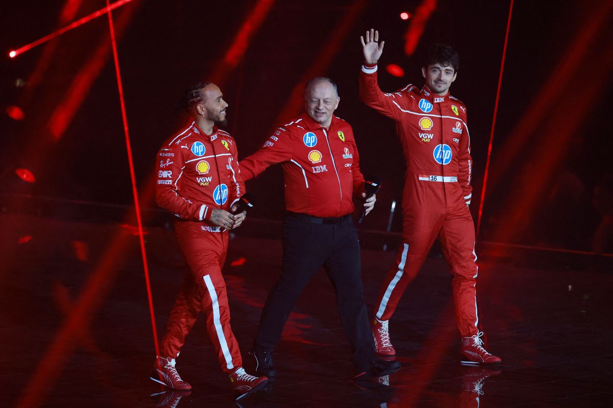 Lewis Hamilton nearly a second slower than Charles Leclerc in first Ferrari test as Brit loses first battle