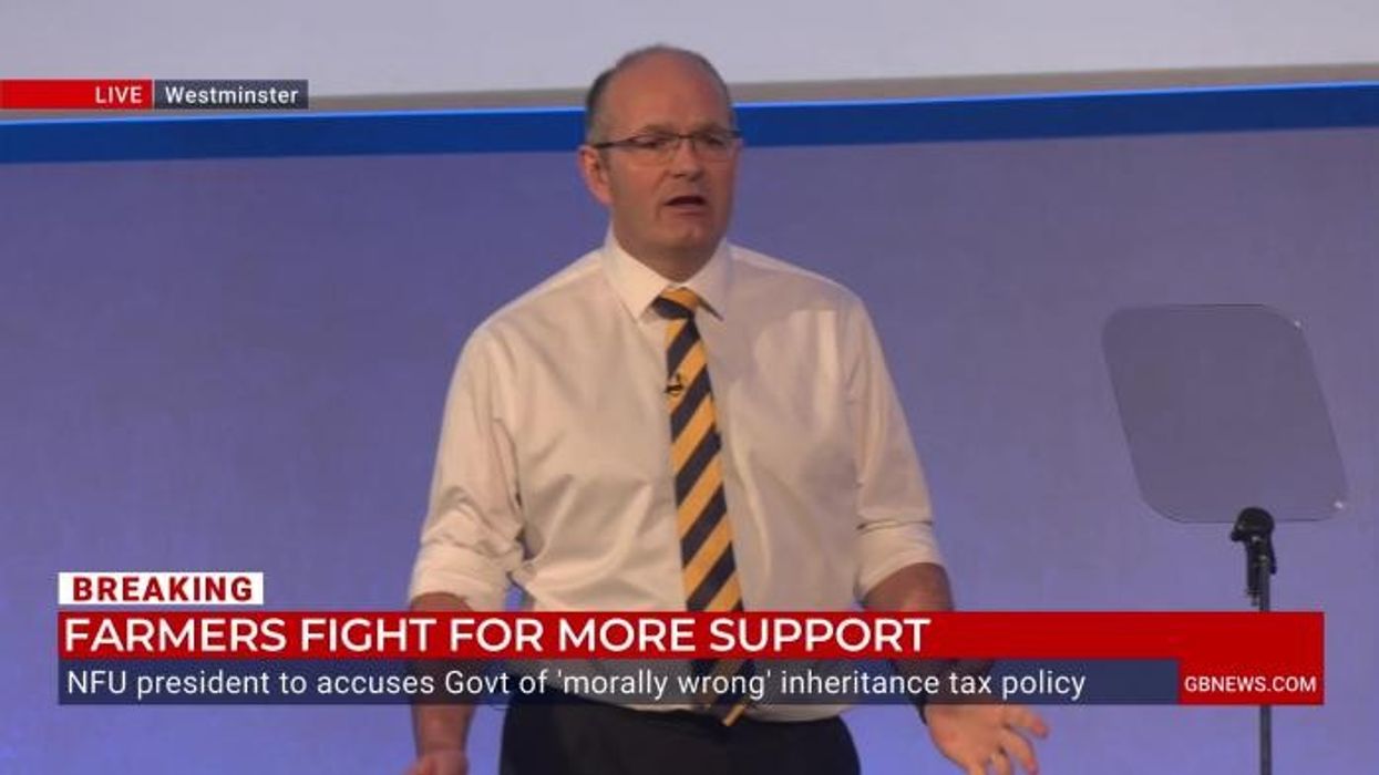 WATCH: NFU President Tom Bradshaw takes aim at Labour's 'unbearable' and 'unacceptable' inheritance tax raid