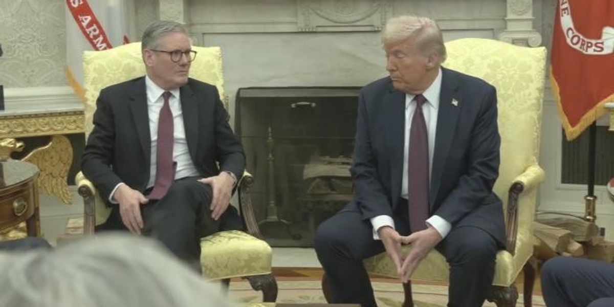 NextImg:WATCH: Donald Trump says he will 'go along with' Keir Starmer's Chagos Islands deal