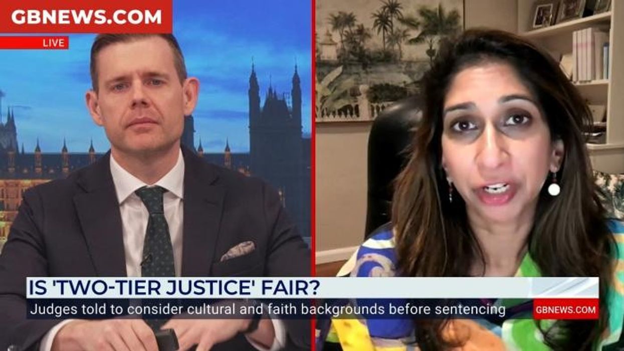 Sentencing guidelines are 'racist against white people' and 'sexist against men', Braverman claims