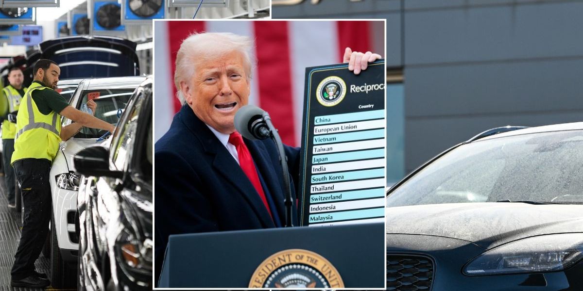 NextImg:Jaguar Land Rover HALTS US car exports just hours after Donald Trump's trade war kicks in
