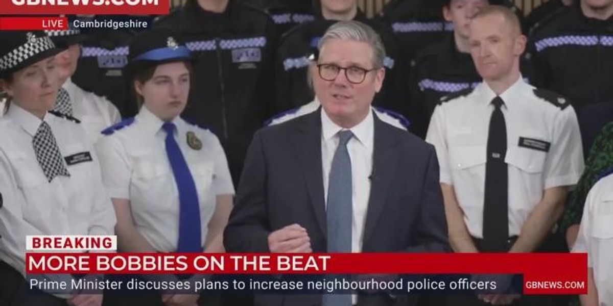 NextImg:WATCH: Keir Starmer announces target for 3,000 more neighbourhood police officers by 2026