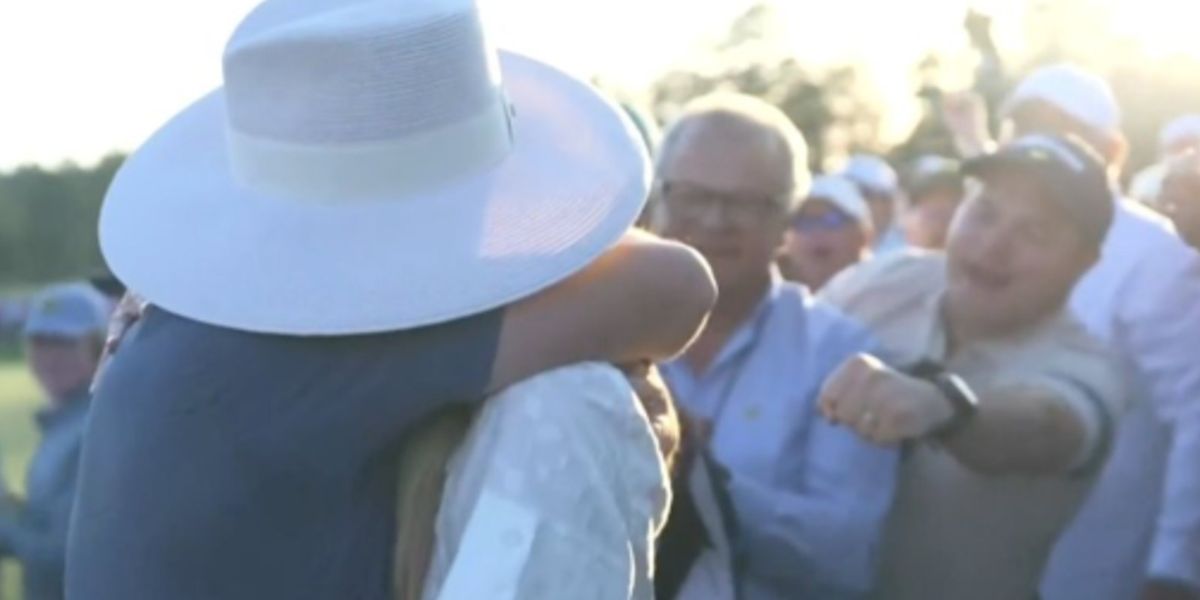 NextImg:Golf fan triggers huge backlash for antics during special Rory McIlroy and Erica Stoll Masters moment