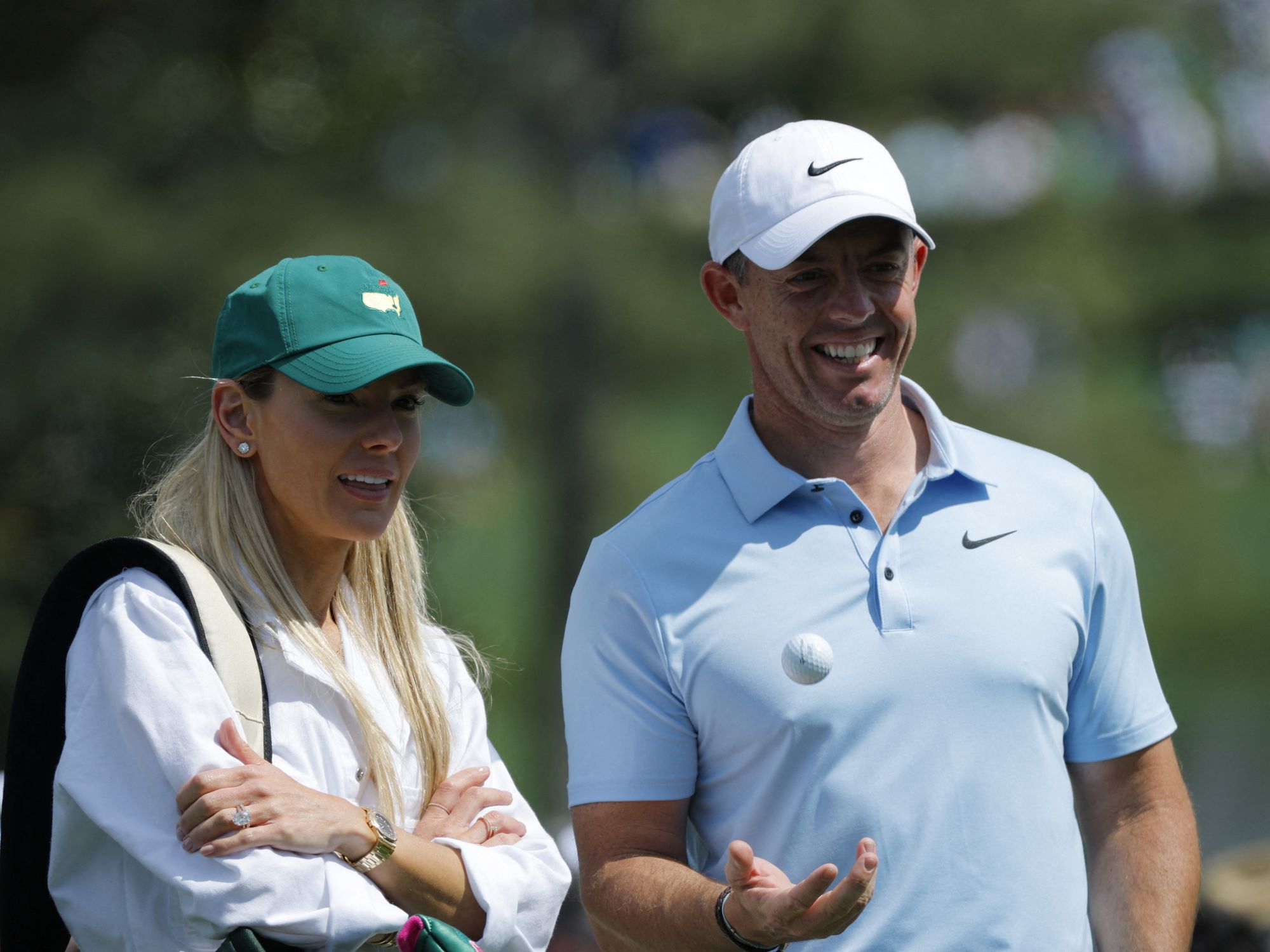 Rory McIlroy and Erica Stoll relationship update as golf star leaves the UK after Masters triumph
