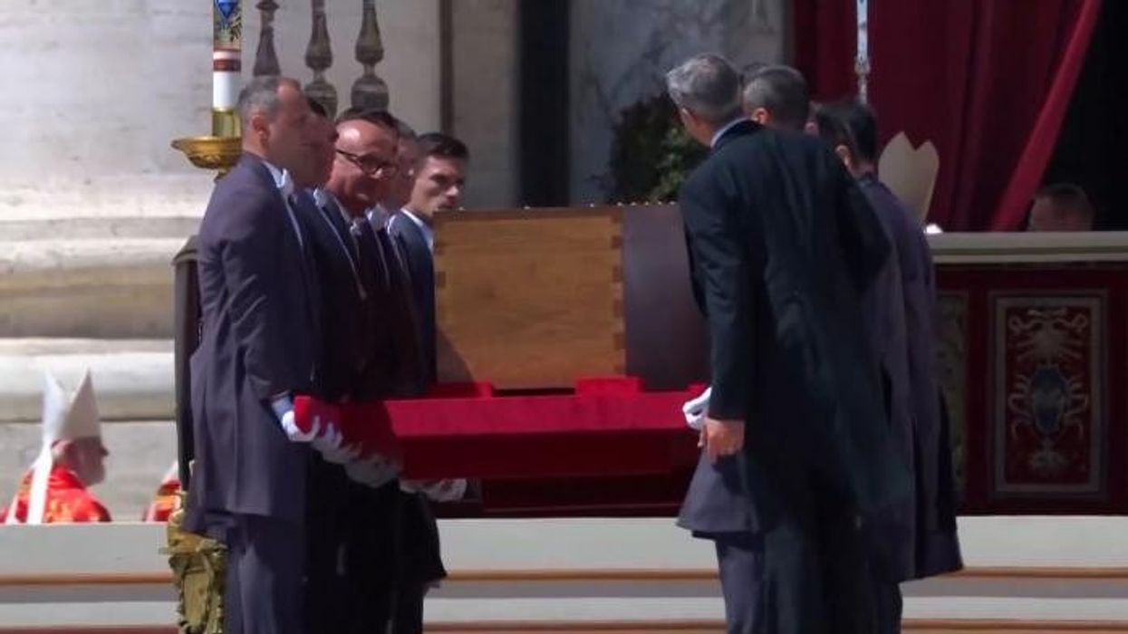 Pope Francis funeral: Coffin is carried away from mass ahead of final journey